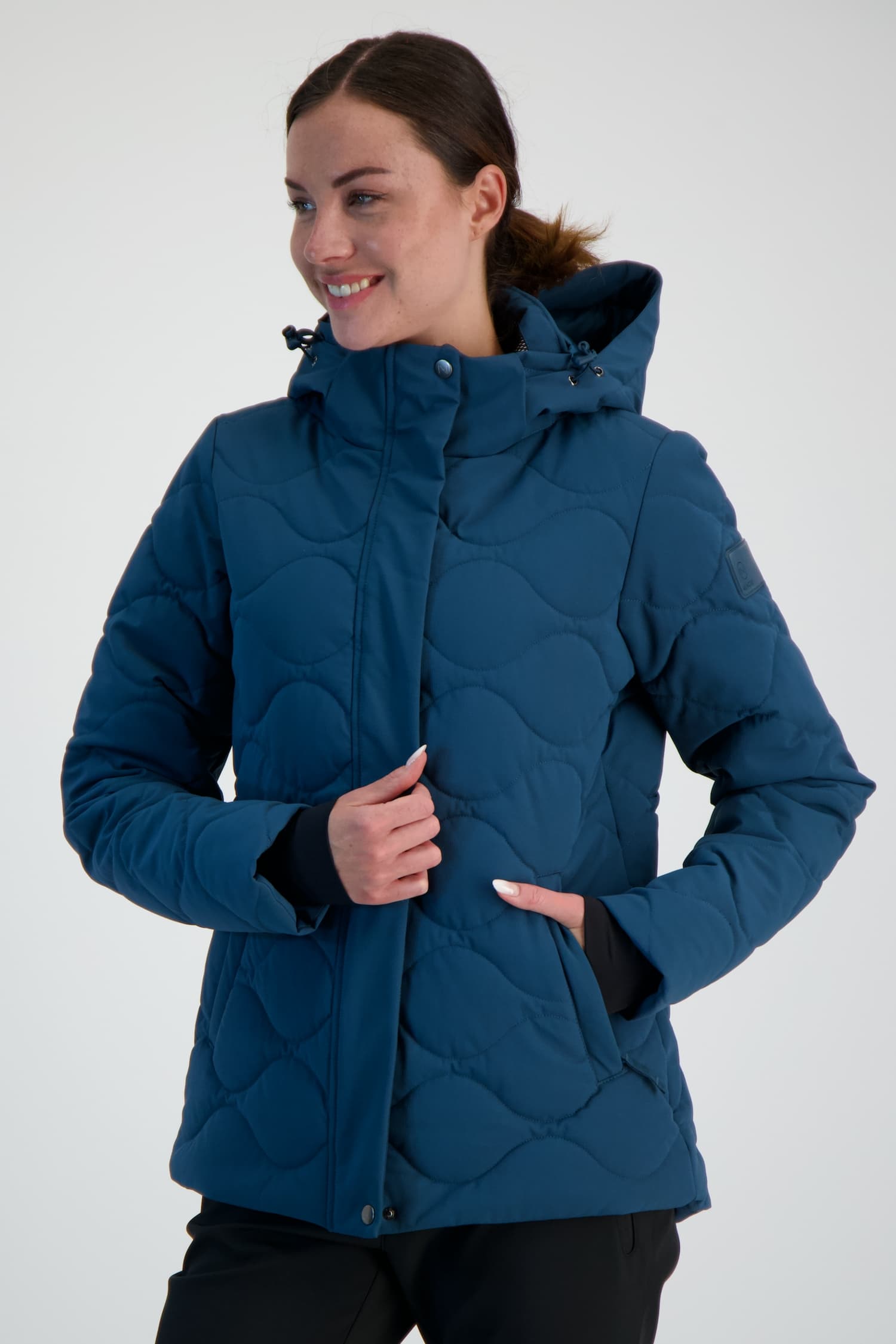 46 NORD Damen Winterjacke Türkis, Damen, Größe: 38