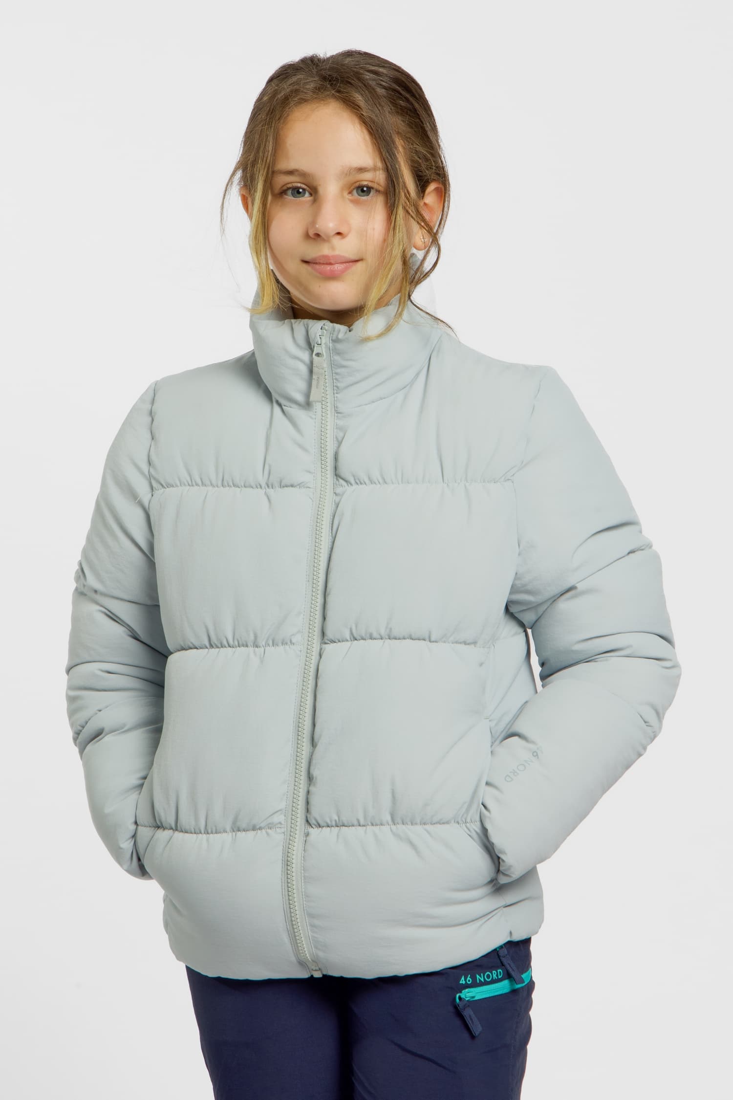 46 NORD Kinder Winterjacke Grau, , Größe: 128