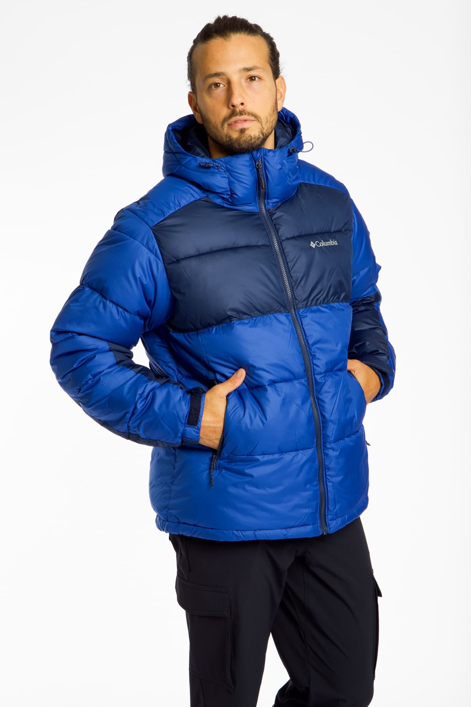 Columbia Pike Lake™ II Hooded Herren Winterjacke Blau, Herren, Größe: XL