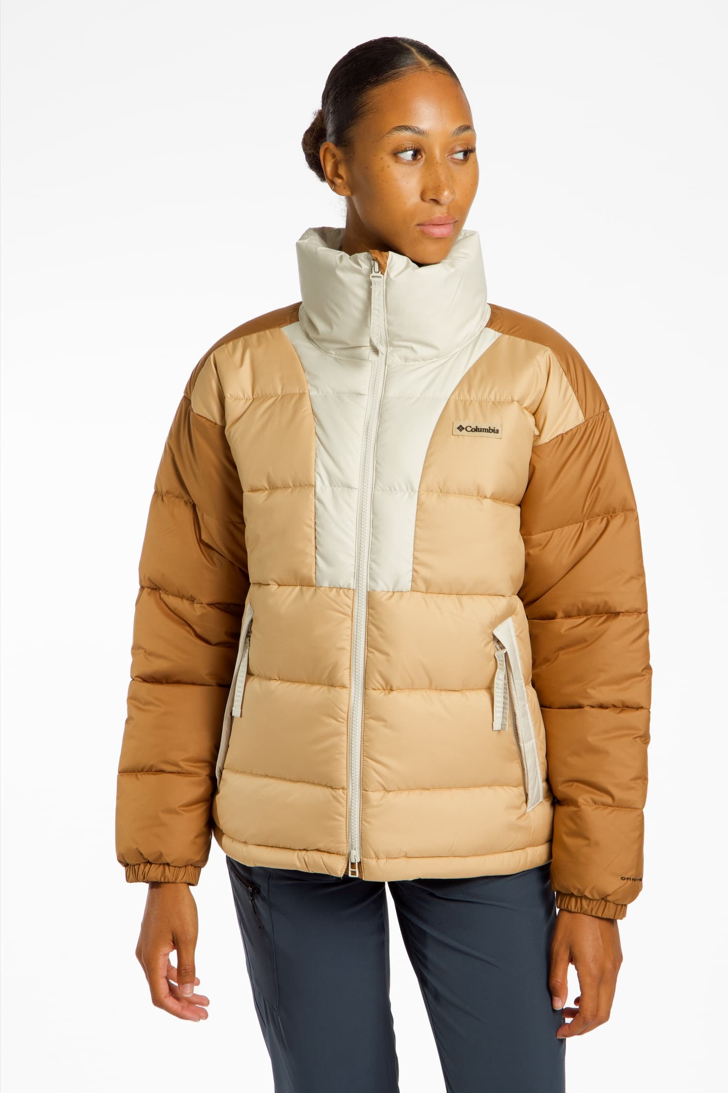 Columbia Pike Lake™ Puffer Damen Winterjacke Beige, Damen, Größe: S