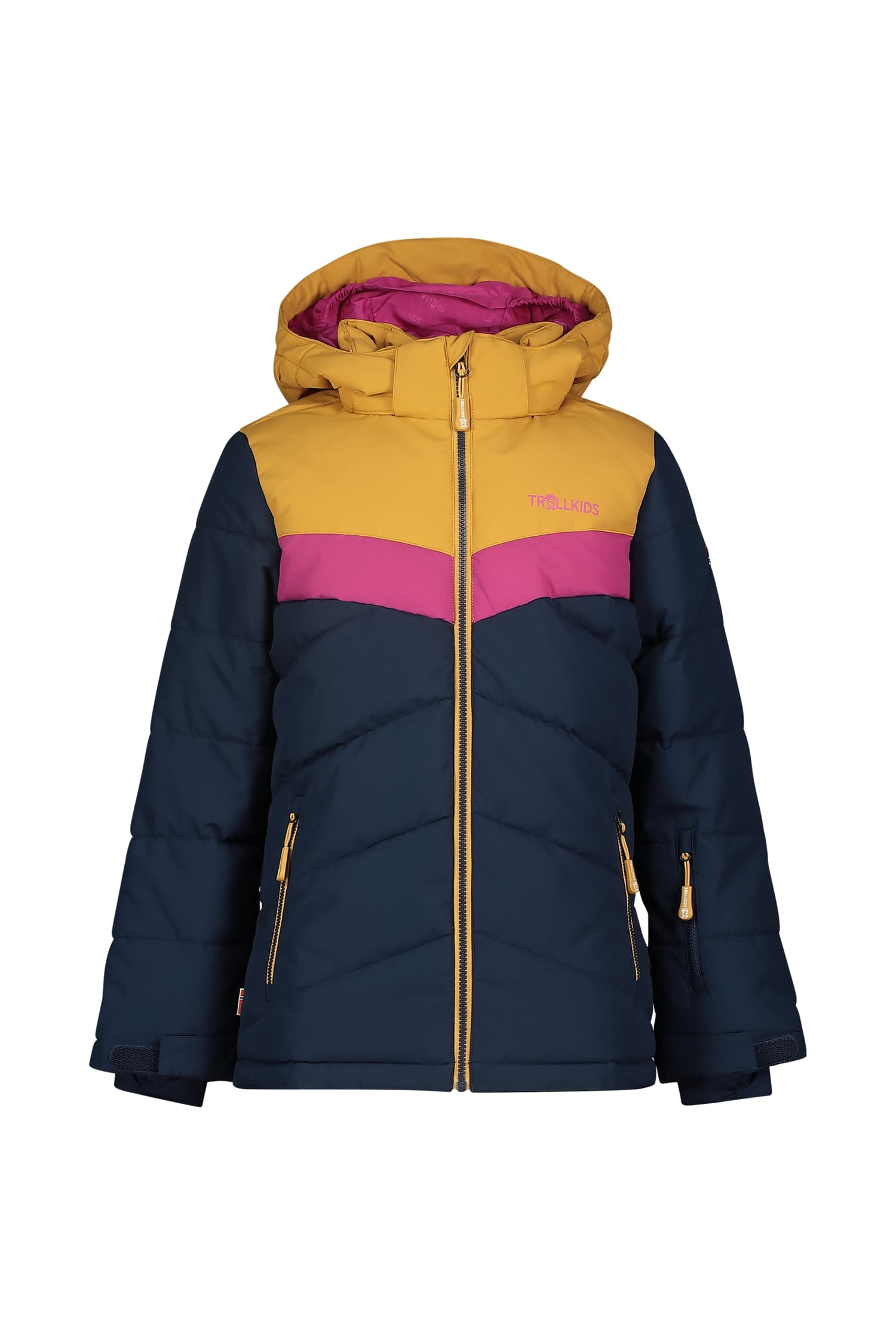 Trollkids Gryllefjord Kinder Winterjacke Blau, , Größe: 128