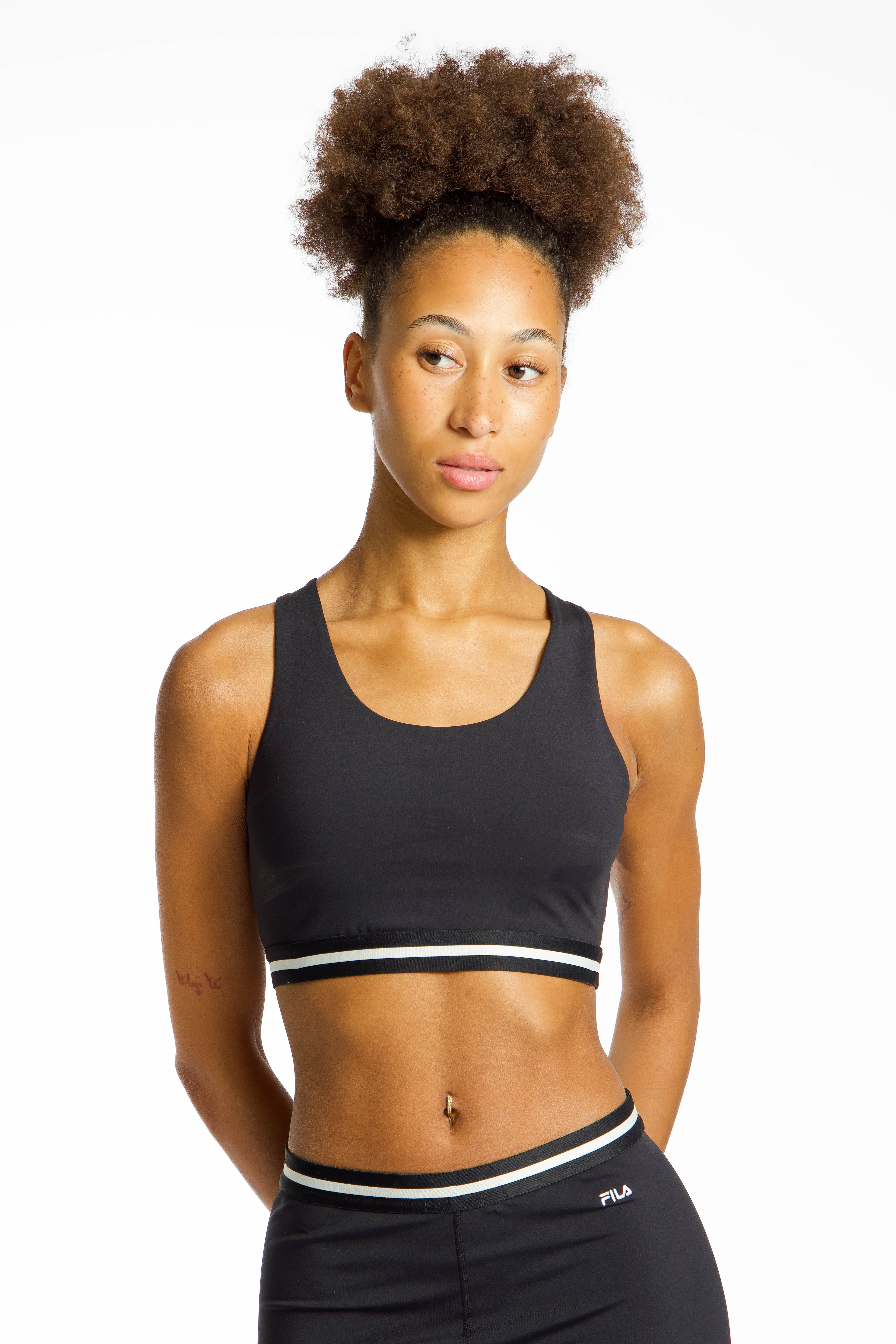 FILA Ogema Damen Sport-BH Schwarz, Damen, Größe: S