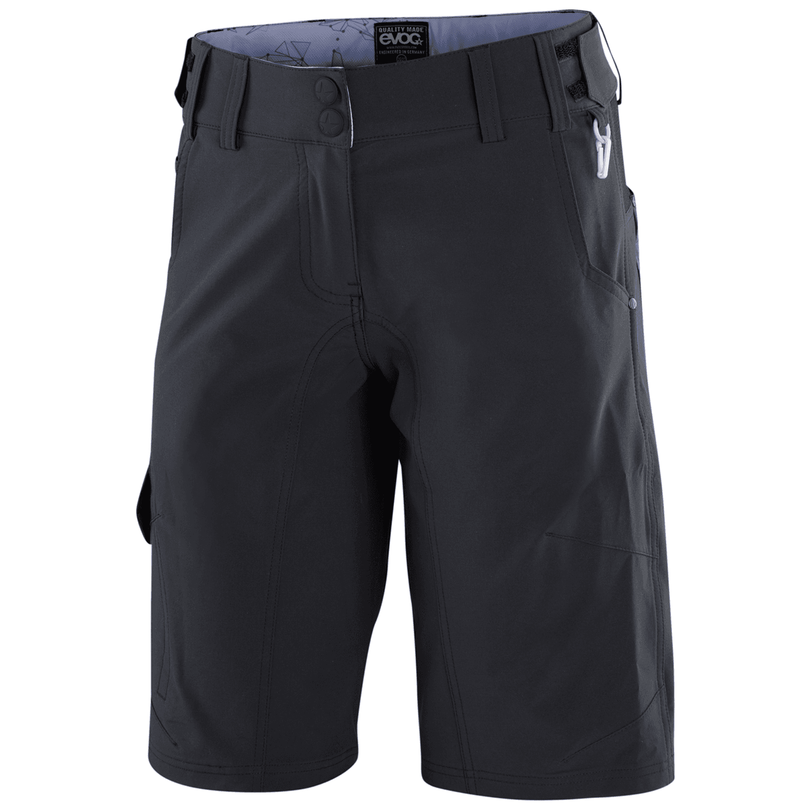 Evoc Bike Shorts Women Fahrradhose für Damen schwarz /  multicolour 21, Grösse: 26x27