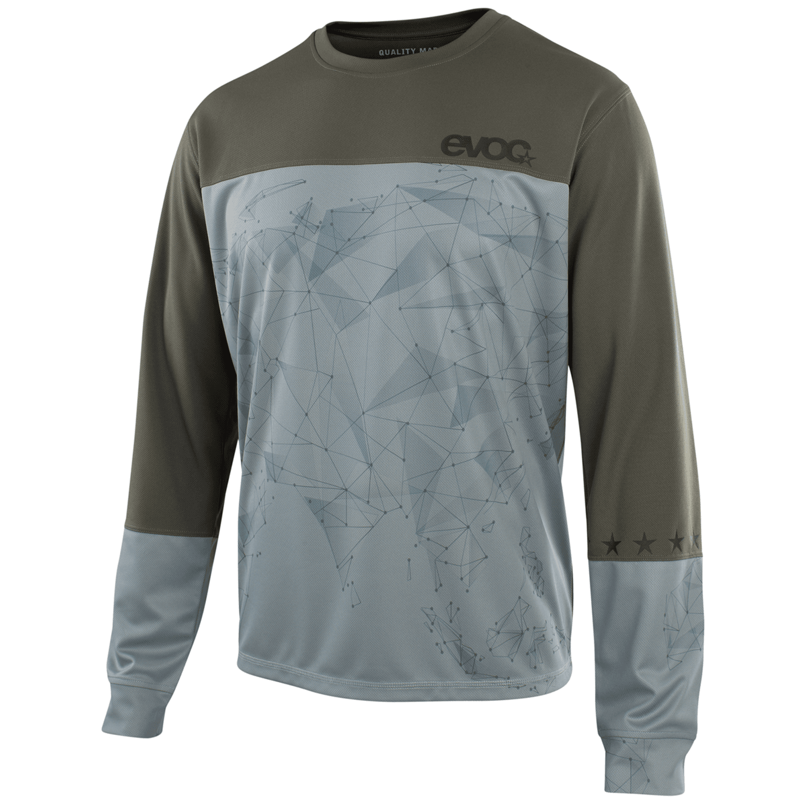 Evoc Long Sleeve Jersey Men Biketrikot für Herren grau /  stone, Grösse: S