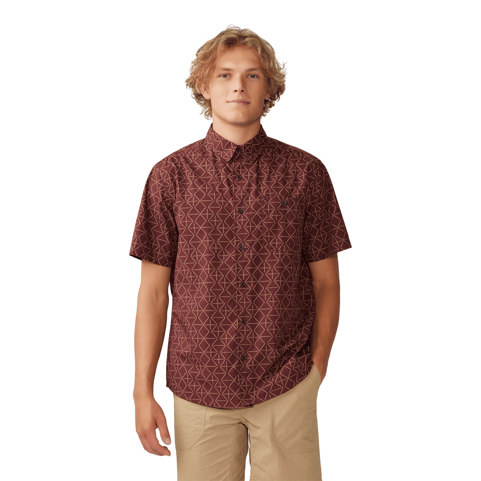 Mountain Hardwear M Big Cottonwood Hemd für Herren, braun, Grösse: S