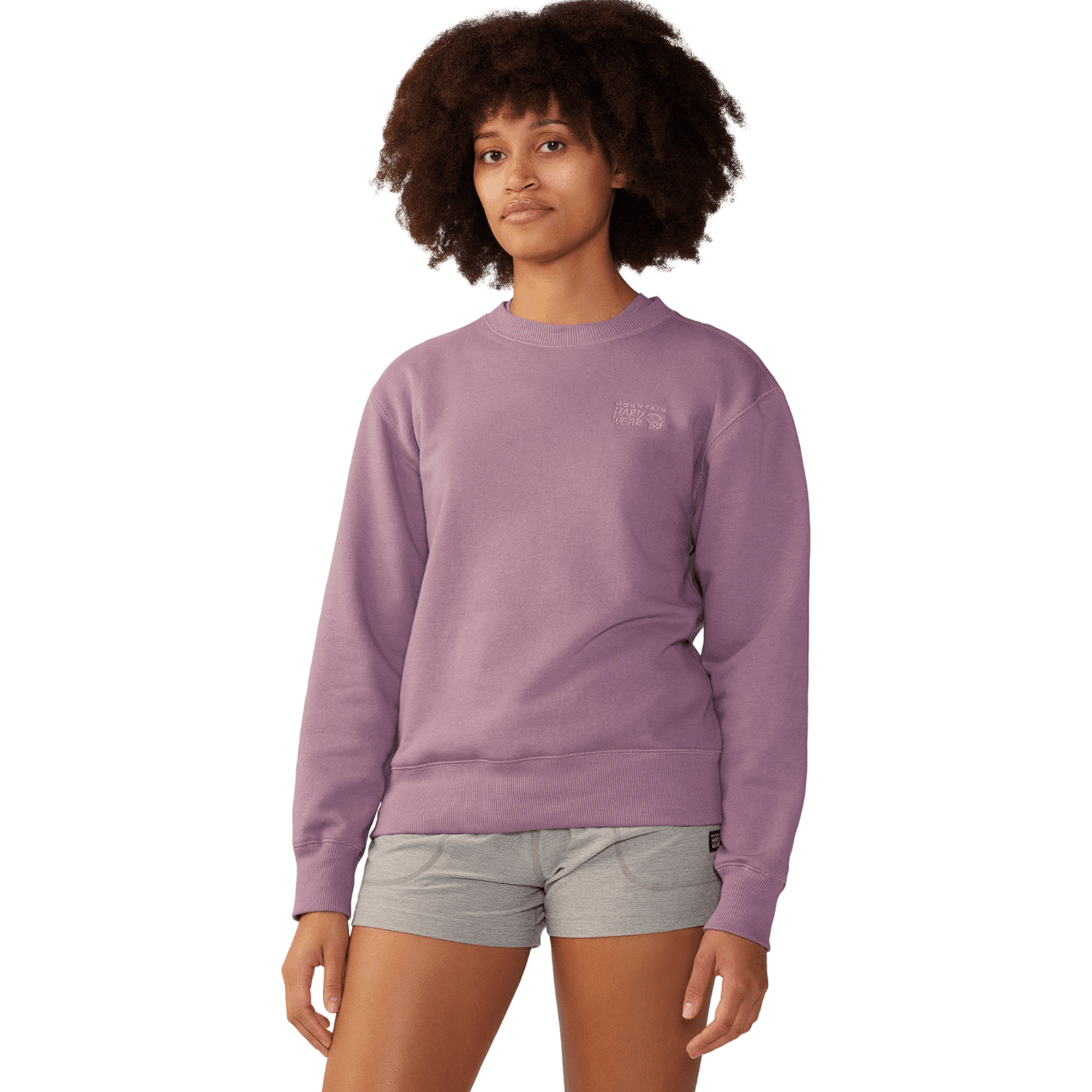 Mountain Hardwear W MHW Logo Pullover Crew, violett, Grösse: XS