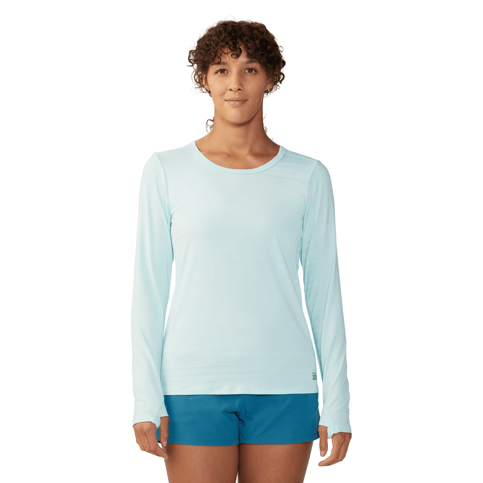 Mountain Hardwear W Mighty Stripe™ Long Sleeve, blau, Grösse: XS
