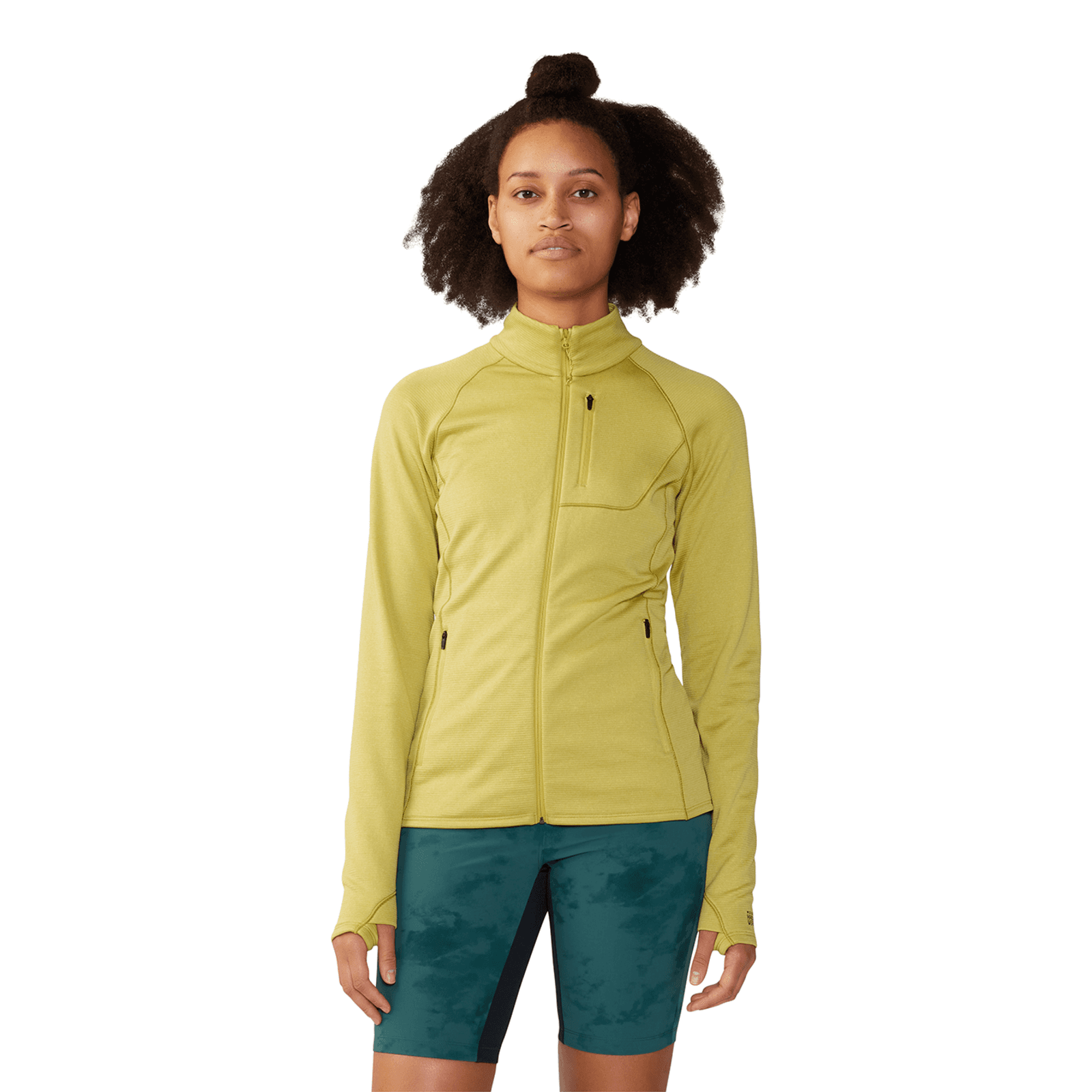 Mountain Hardwear W Glacial Trail™ Full Zip, gelb, Grösse: XS