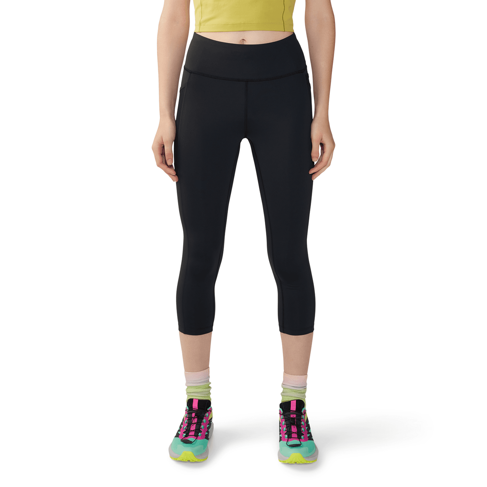 Mountain Hardwear W Yuba Trail™ Crop, schwarz, Grösse: XS