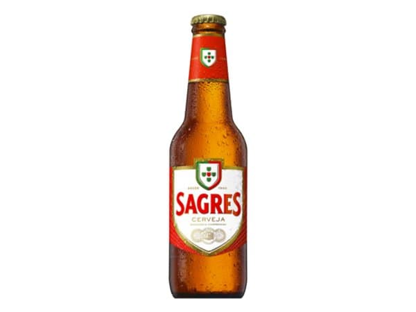 Sagres, Sagres, Sagres - 33cl, Wein & Genuss, Sagres, cerveza, 33cl, bebida, refrescante, lager, botella, Portugal, alcohol, importada