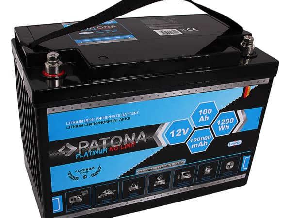 Patona, Mobilität Akku, Patona Platinum Batt. LiFePO4 12V/100Ah, Produkte & Wohnen
