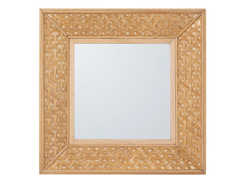 Spiegel quadratisch, viereckig LIMON 62x62cm natürliches holz