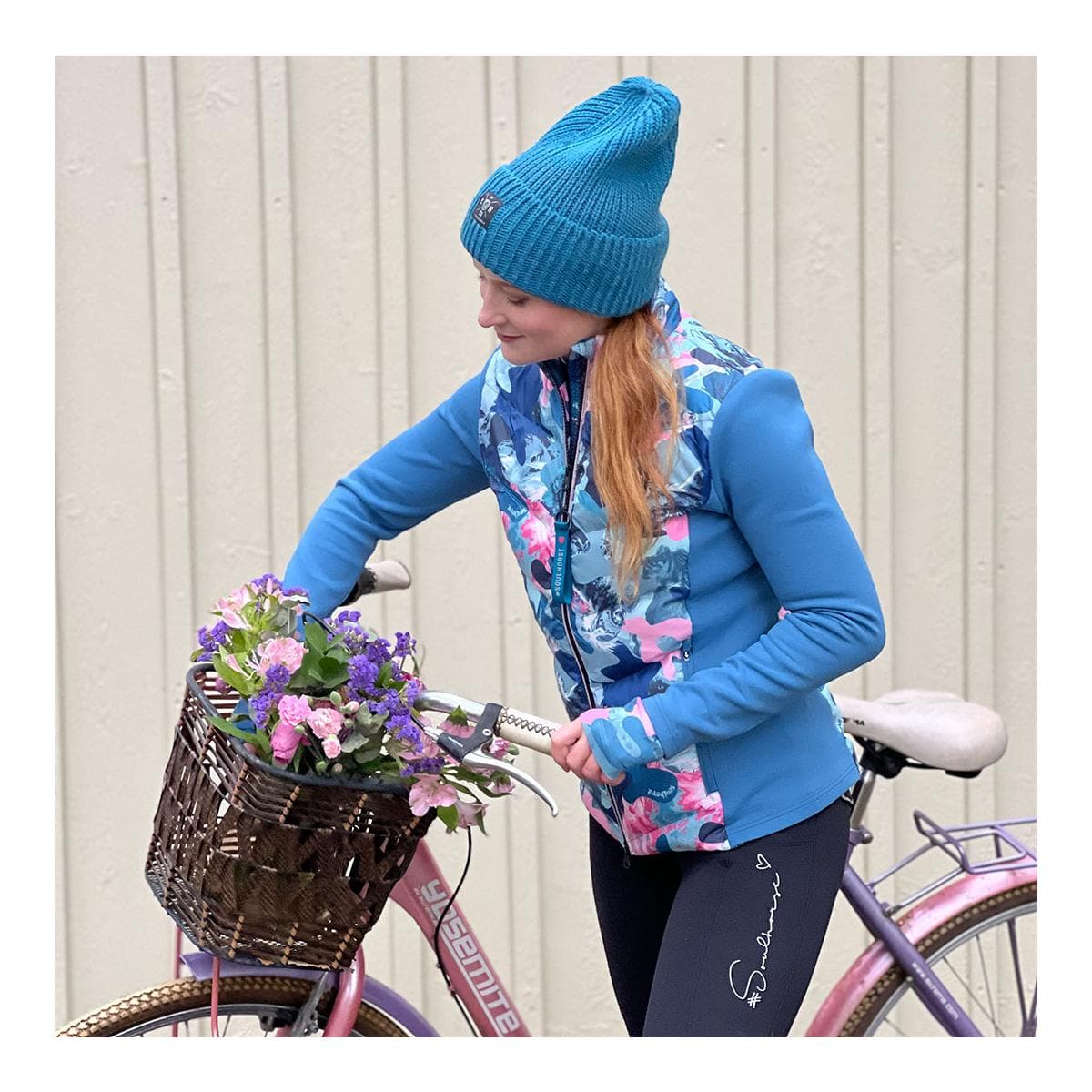Soulhorse Stepp-Mix-Jacke "Crazy Connection" - Petrol/Rosa/Blau