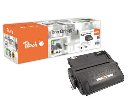 Peach HP 38 ABK Toner bk ersetzt HP No. 38A BK, Q1338A für z.B. HP LaserJet 4200, HP LaserJet 4200 DTN, HP LaserJet 4200 DTNS, HP LaserJet 4200 LN