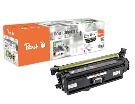 Peach HP 504 AM Toner ma ersetzt HP No. 504A M, CE253A für z.B. HP Color LaserJet CM 3500, HP Color LaserJet CM 3530 FS MFP