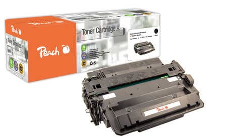 Peach HP 55 XBK Toner HC XL bk ersetzt HP No. 55XBK, CE255X für z.B. HP LaserJet Enterprise 500 MFP M 525 dn, HP LaserJet Enterprise P 3000