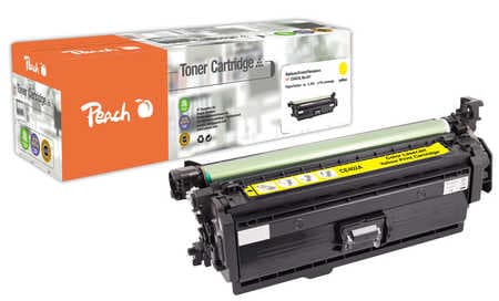 Peach HP 507 AY Toner ye ersetzt HP No. 507A Y, CE402A für z.B. HP LaserJet Enterprise 500 color M 551 dn, HP LaserJet Enterprise 500 color M 551 n