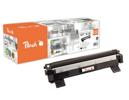 Peach B1030 Toner bk ersetzt Brother TN-1030, TN-1050 für z.B. Brother DCP -1510, Brother DCP -1510 E, Brother DCP -1512, Brother DCP -1512 A