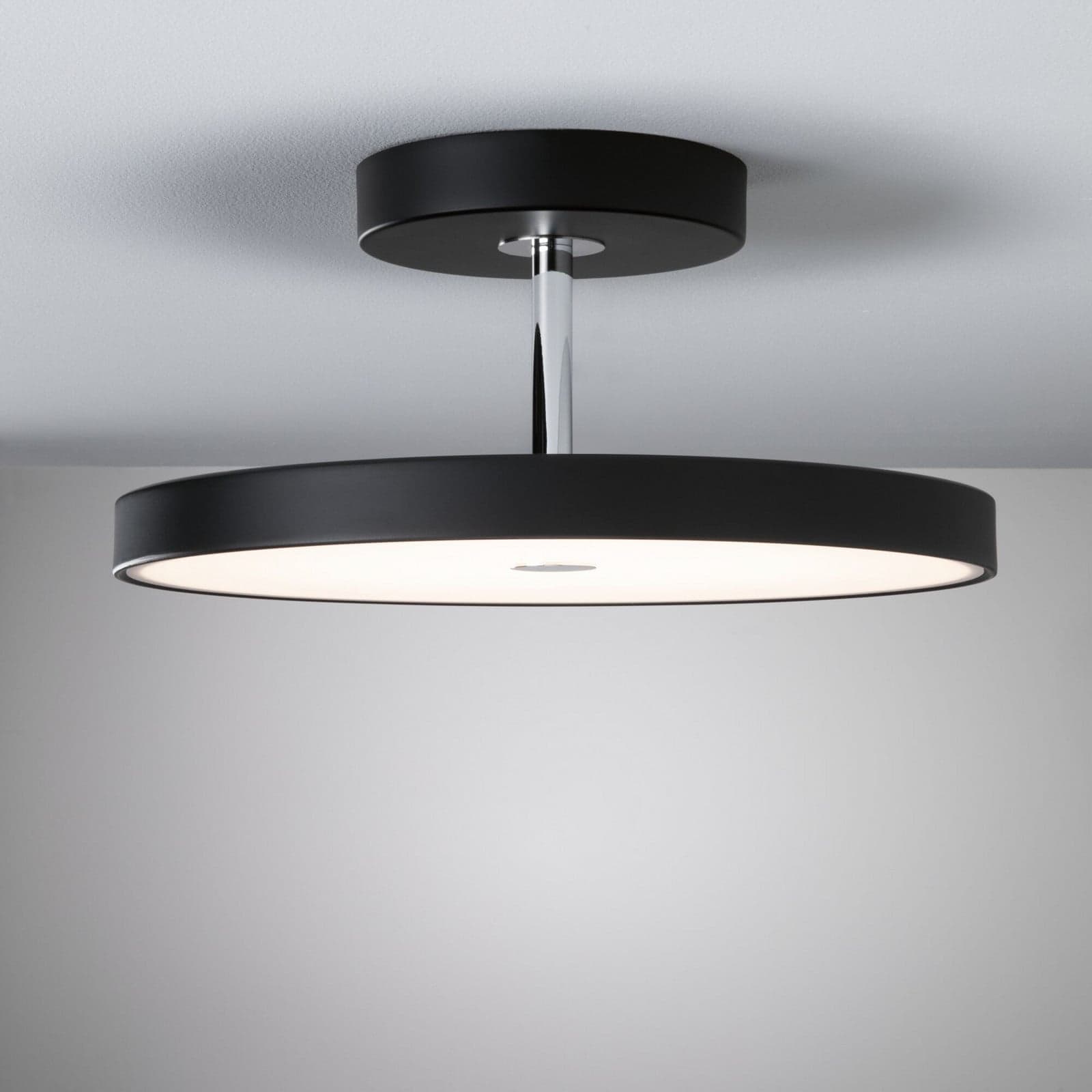Hildor LED Deckenleuchte 3-step Dim. Matt Schwarz - Paulmann - Wohnzimmer - Modern - Metall - Rund