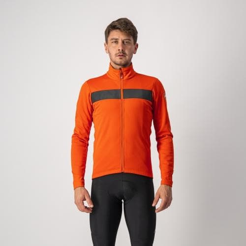 Castelli Raddoppia 3 Jacket - Fiery Red/Black Reflex